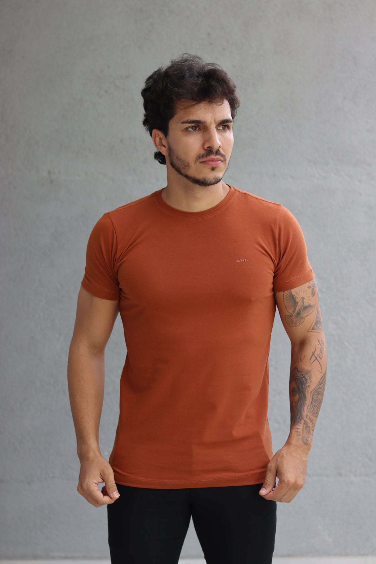 Camiseta Fio Egípcio  Happen
