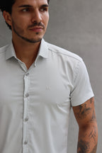 Camisa Fibra de Bambu Manga Curta Happen