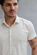Camisa Fibra de Bambu Manga Curta Happen
