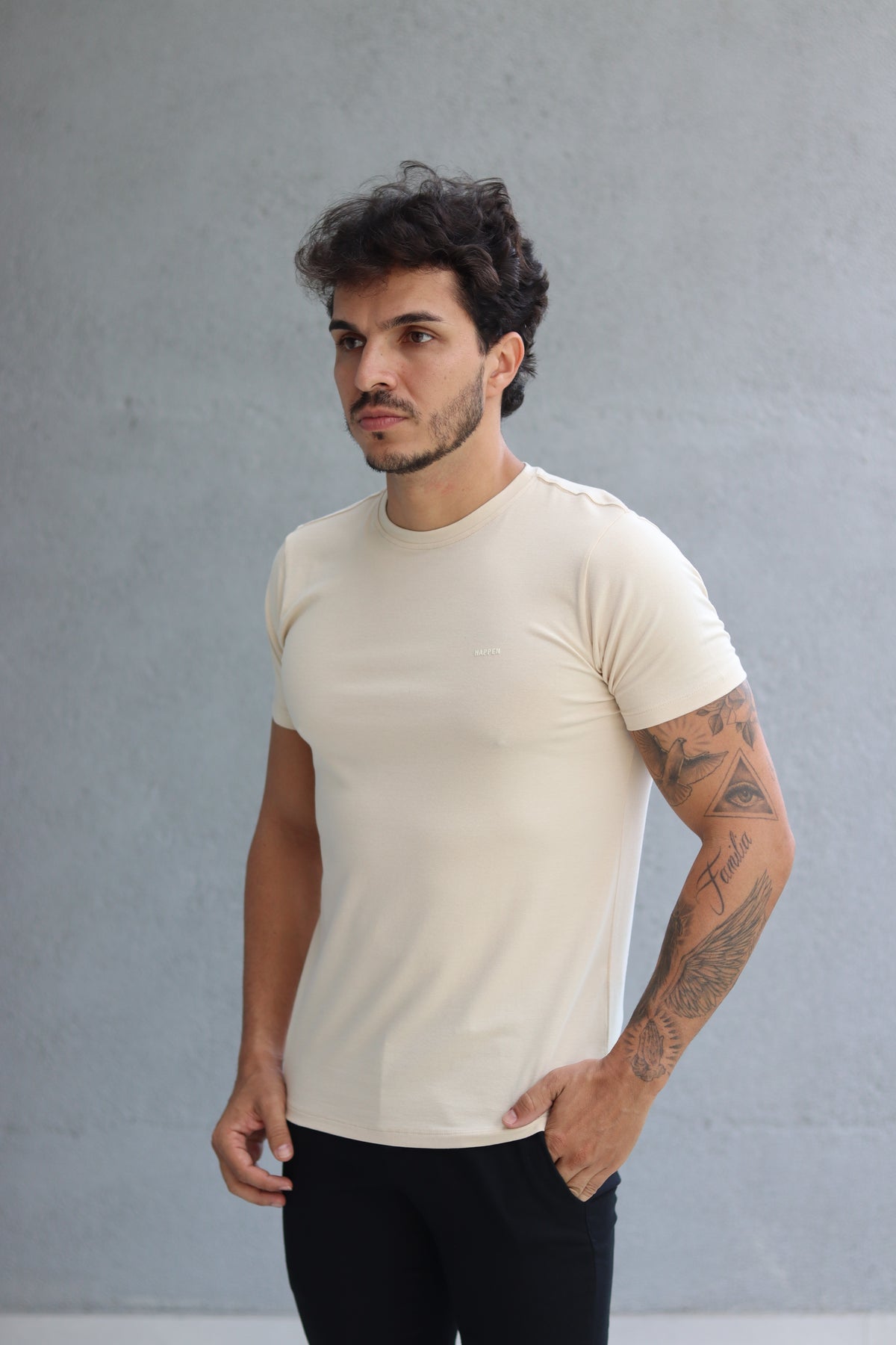 Camiseta Fio Egípcio  Happen
