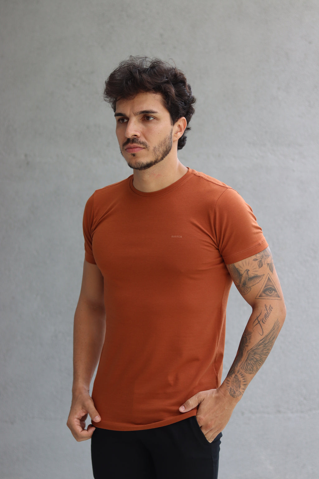 Camiseta Fio Egípcio  Happen