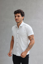 Camisa Fibra de Bambu Manga Curta Happen