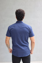 Camisa Fibra de Bambu Manga Curta Happen