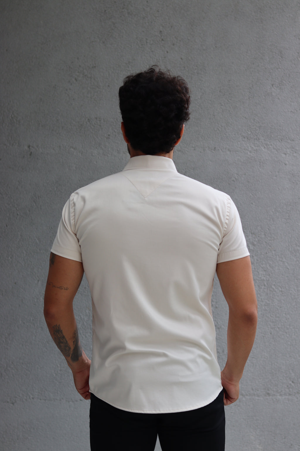 Camisa Fibra de Bambu Manga Curta Happen