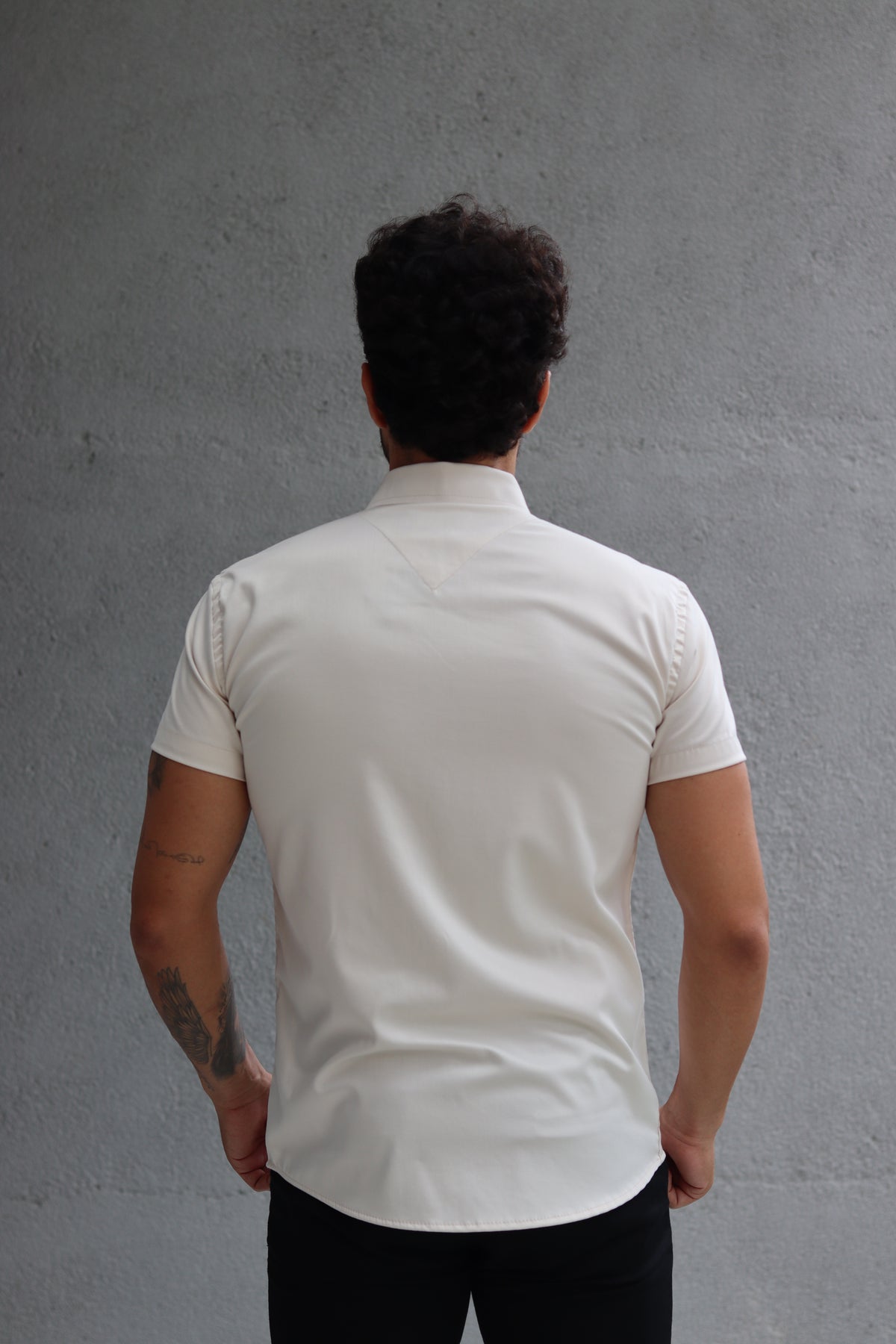 Camisa Fibra de Bambu Manga Curta Happen