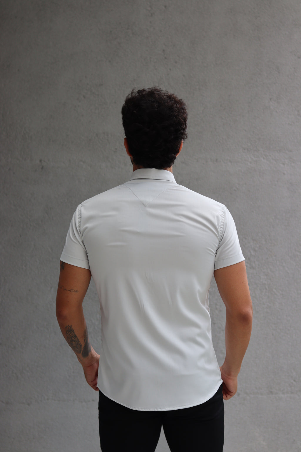 Camisa Fibra de Bambu Manga Curta Happen