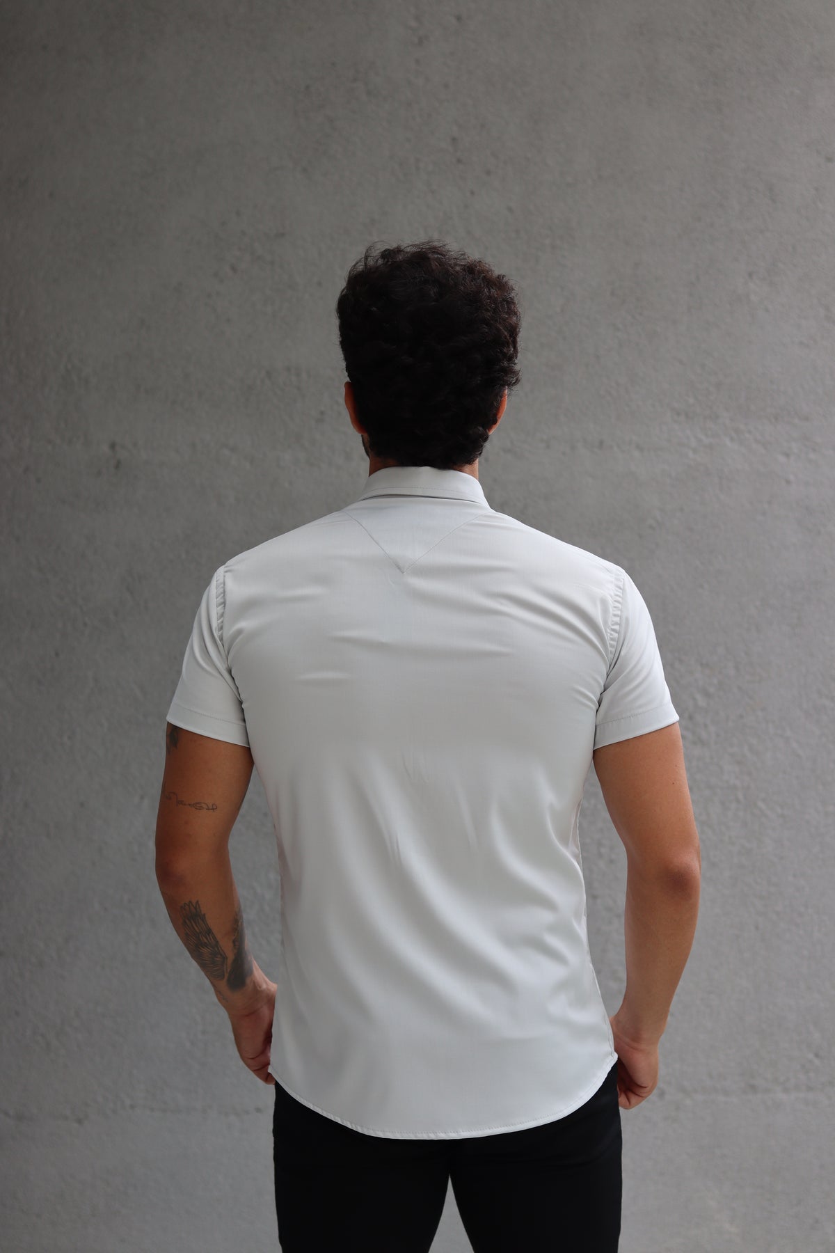 Camisa Fibra de Bambu Manga Curta Happen