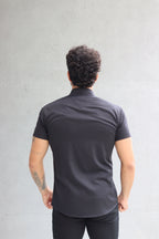 Camisa Fibra de Bambu Manga Curta Happen