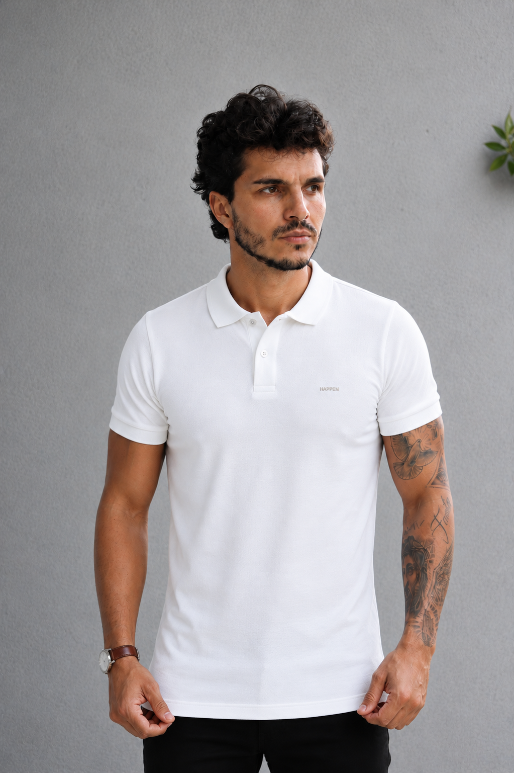 Camiseta Polo Happen