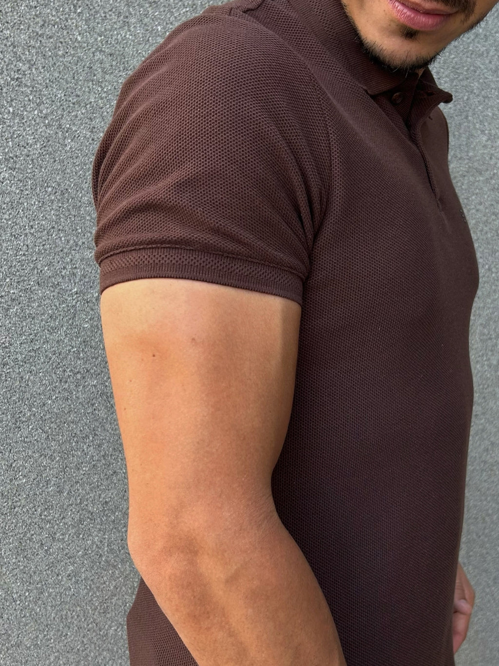 Camiseta Polo Texturizada Happen