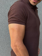 Camiseta Polo Texturizada Happen