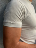 Camiseta Texturizada com Punho