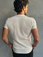 Camiseta Texturizada com Punho