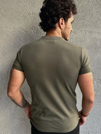 Camiseta Texturizada com Punho